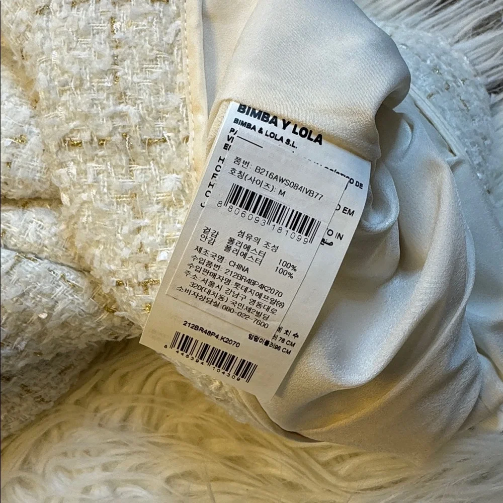 Bimba y Lola tweed skirt size M - Picture 6 of 6